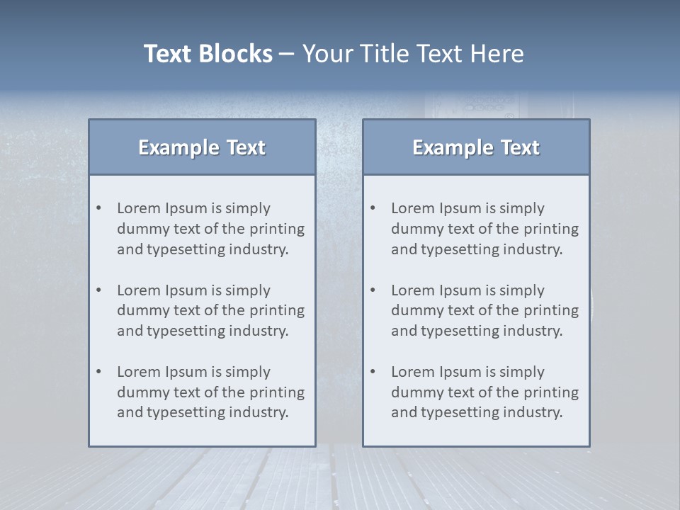 Lifestyle Dark Used PowerPoint Template
