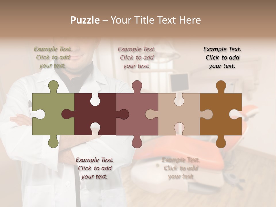 Uniform Denture Orthodontic PowerPoint Template