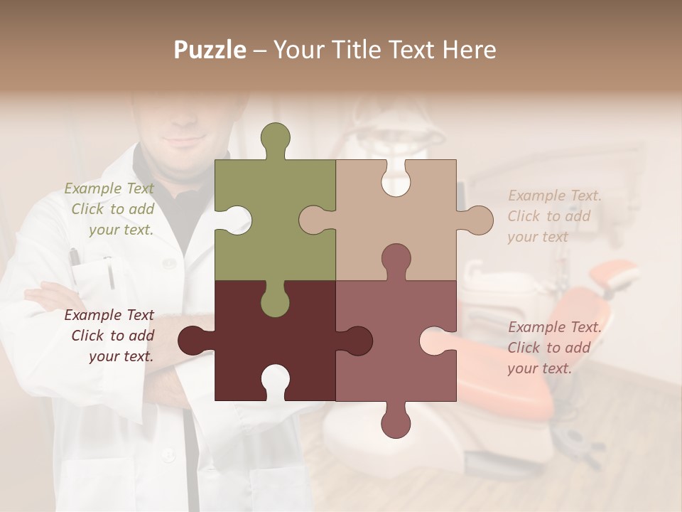 Uniform Denture Orthodontic PowerPoint Template