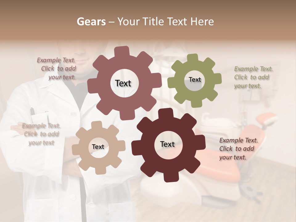 Uniform Denture Orthodontic PowerPoint Template