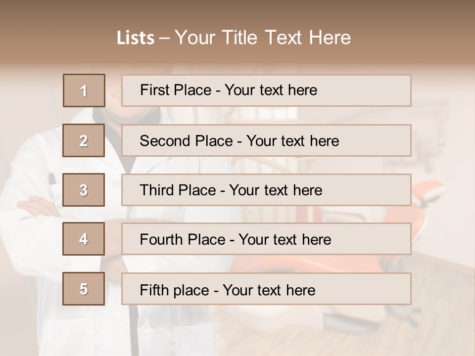Uniform Denture Orthodontic PowerPoint Template