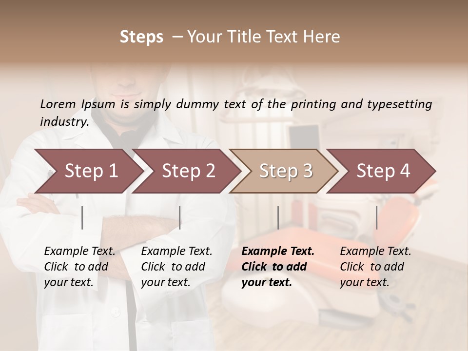 Uniform Denture Orthodontic PowerPoint Template