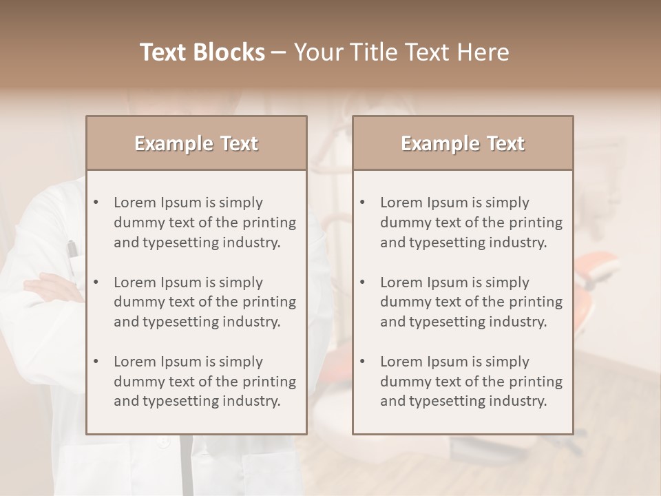 Uniform Denture Orthodontic PowerPoint Template