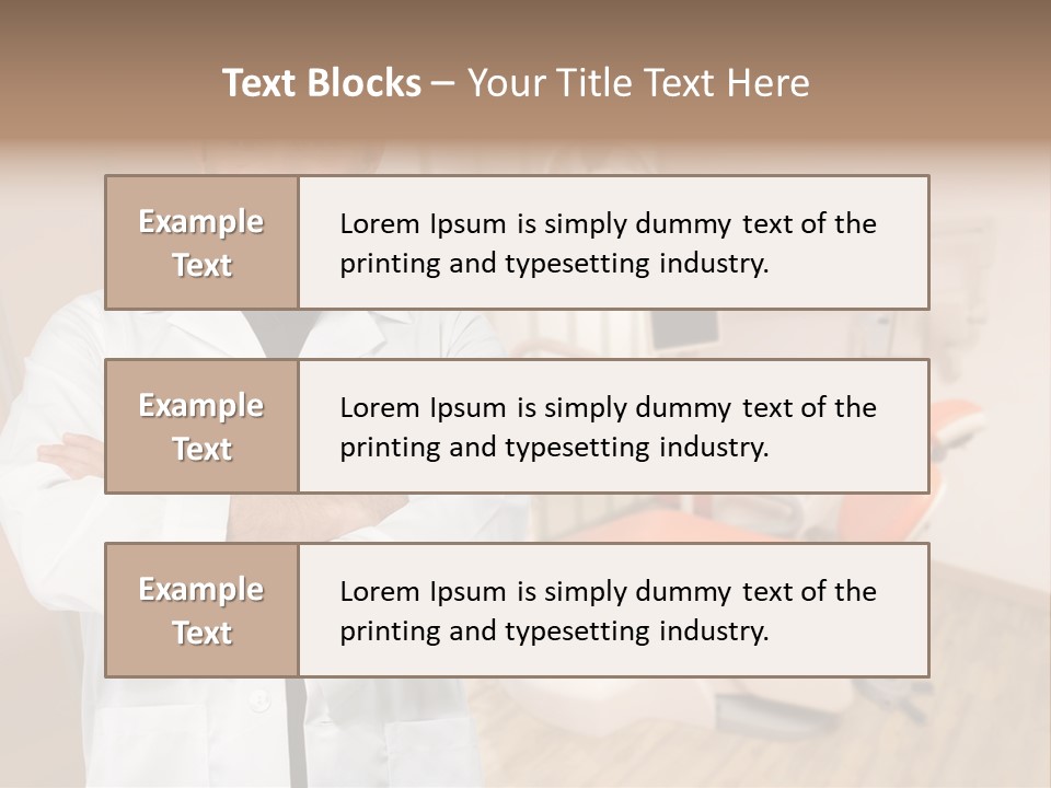 Uniform Denture Orthodontic PowerPoint Template