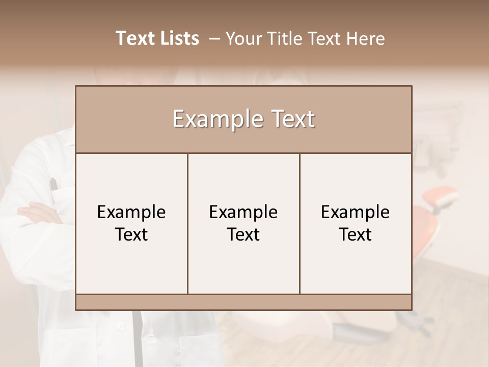 Uniform Denture Orthodontic PowerPoint Template