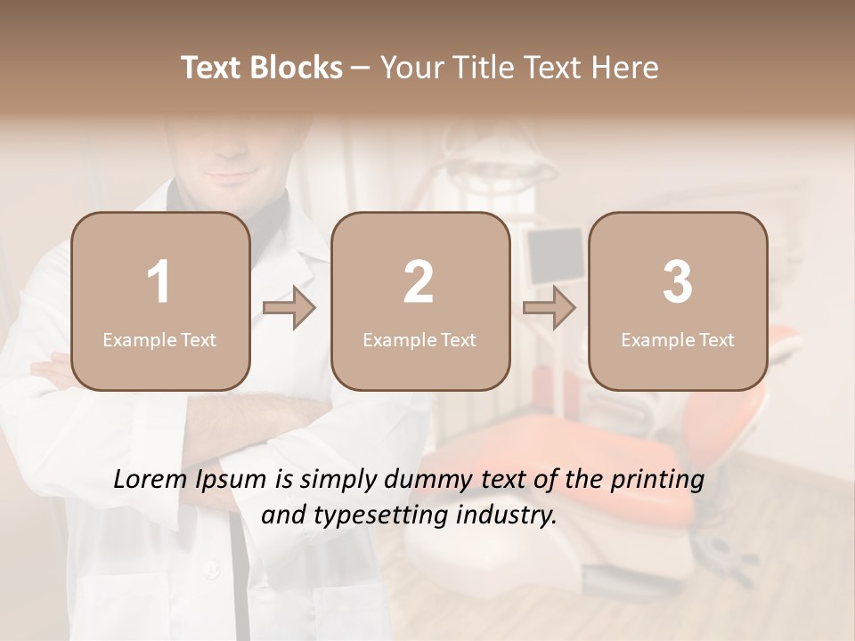 Uniform Denture Orthodontic PowerPoint Template