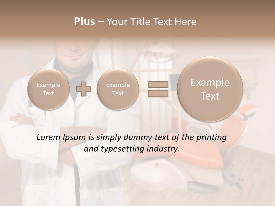 Uniform Denture Orthodontic PowerPoint Template