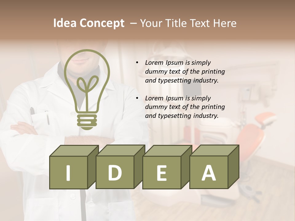 Uniform Denture Orthodontic PowerPoint Template
