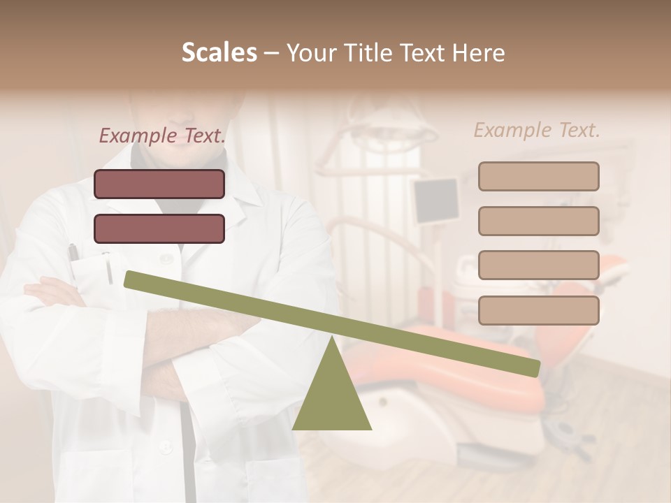 Uniform Denture Orthodontic PowerPoint Template
