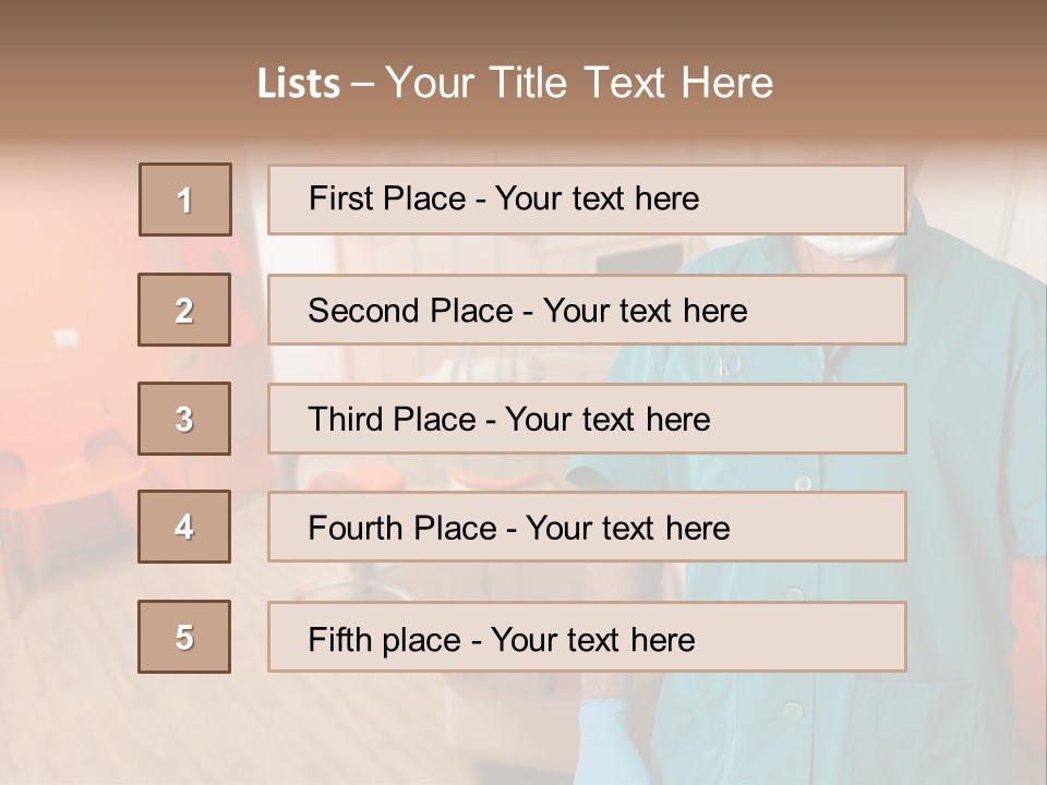 Dentist Instruments Room PowerPoint Template