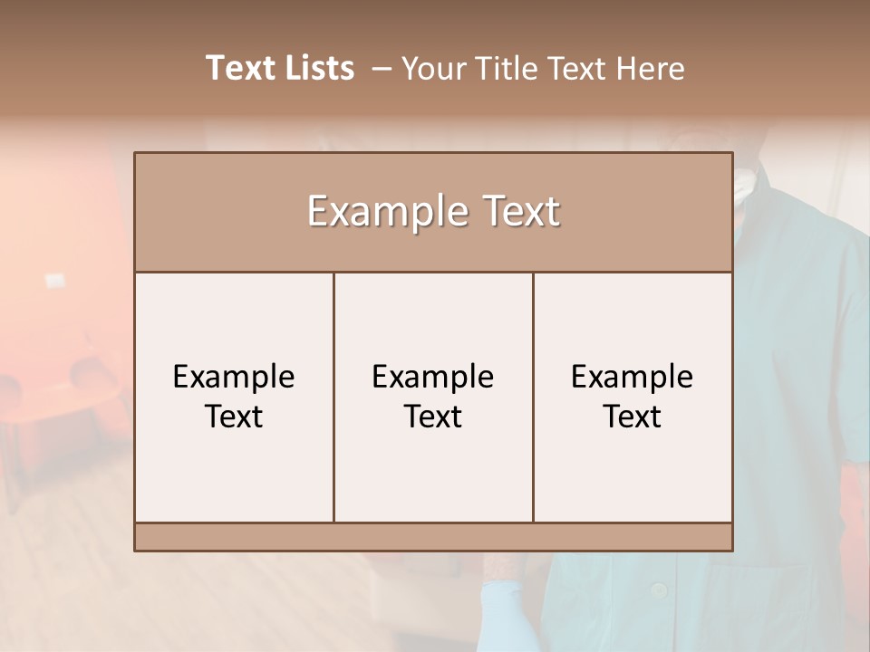 Dentist Instruments Room PowerPoint Template