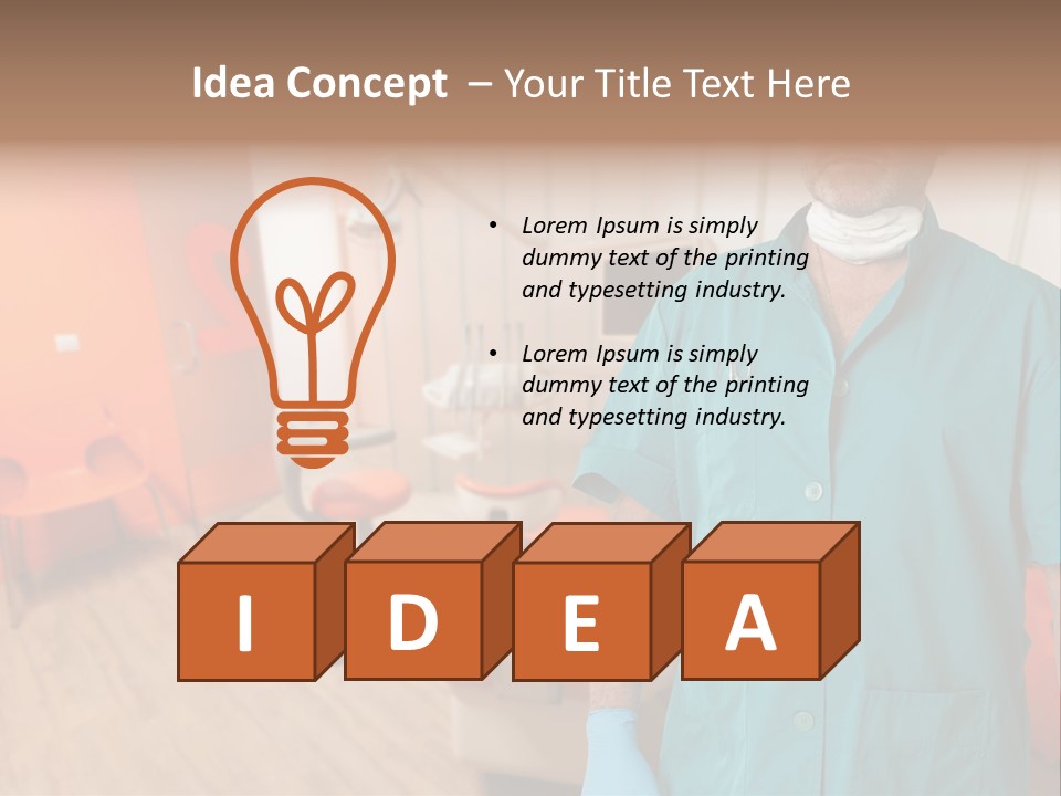 Dentist Instruments Room PowerPoint Template