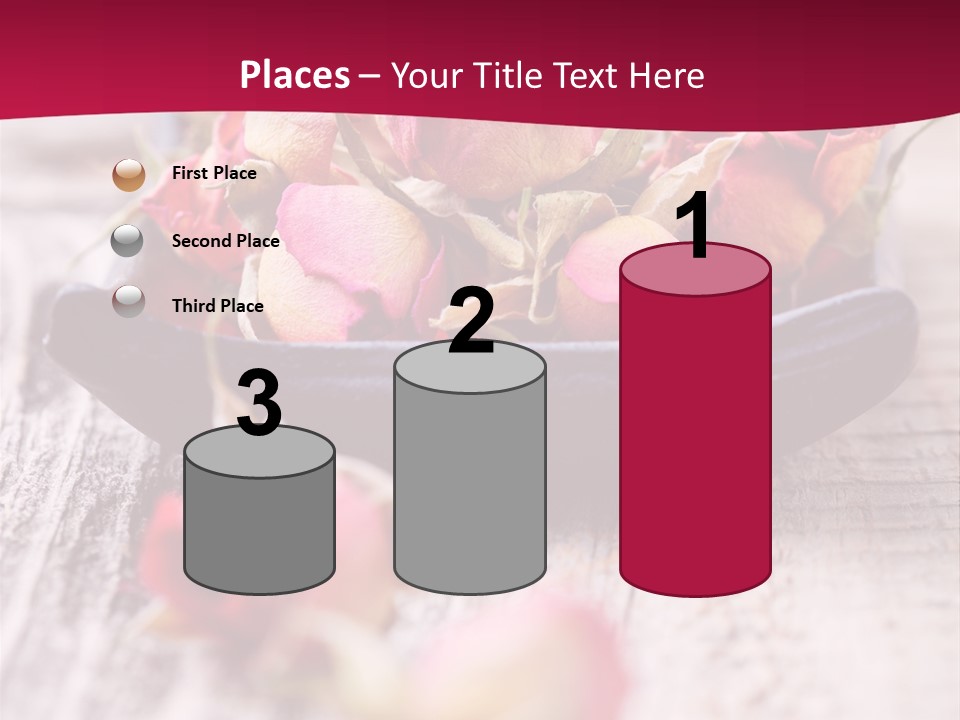 Fragile Red Leaf PowerPoint Template