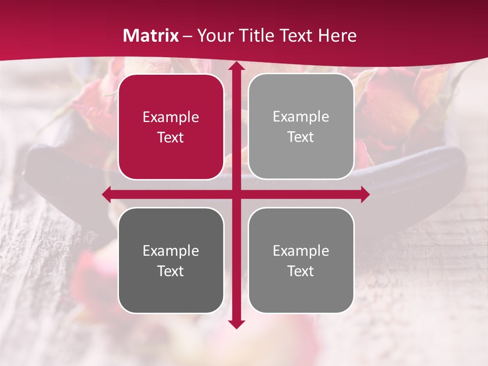 Fragile Red Leaf PowerPoint Template