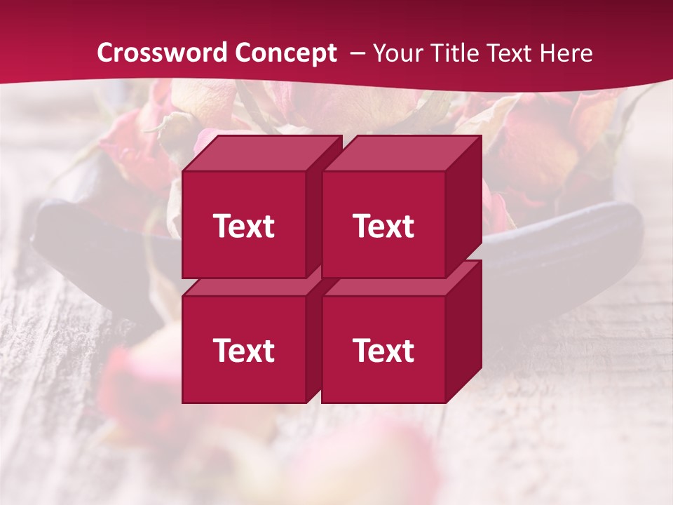 Fragile Red Leaf PowerPoint Template