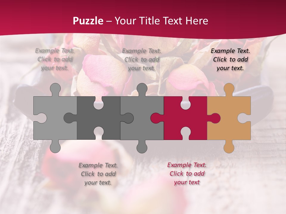 Fragile Red Leaf PowerPoint Template