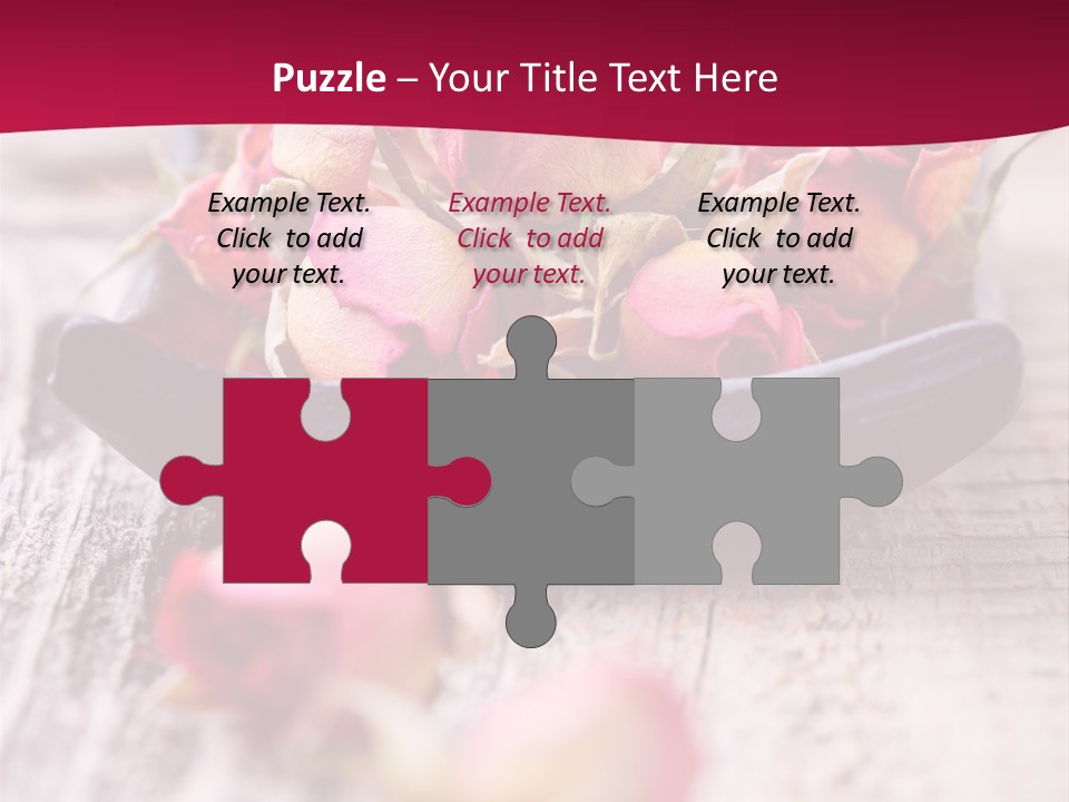 Fragile Red Leaf PowerPoint Template