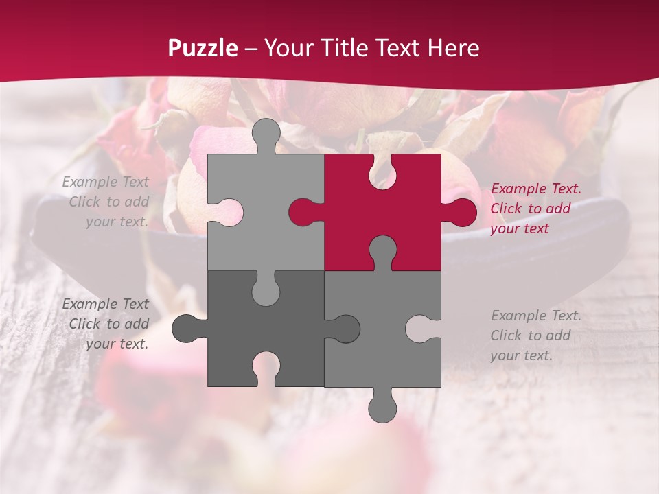 Fragile Red Leaf PowerPoint Template
