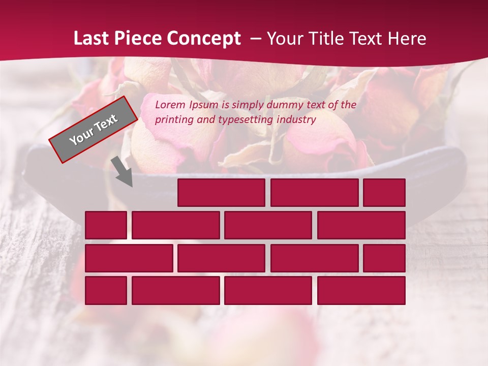 Fragile Red Leaf PowerPoint Template