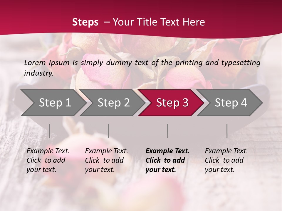Fragile Red Leaf PowerPoint Template