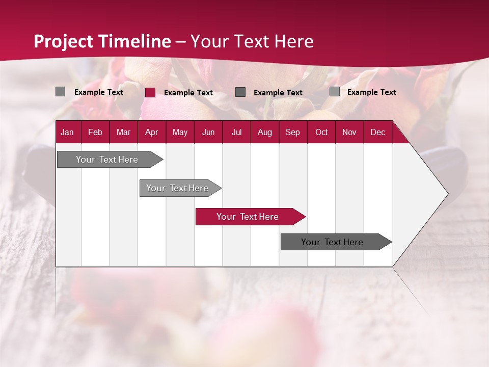 Fragile Red Leaf PowerPoint Template