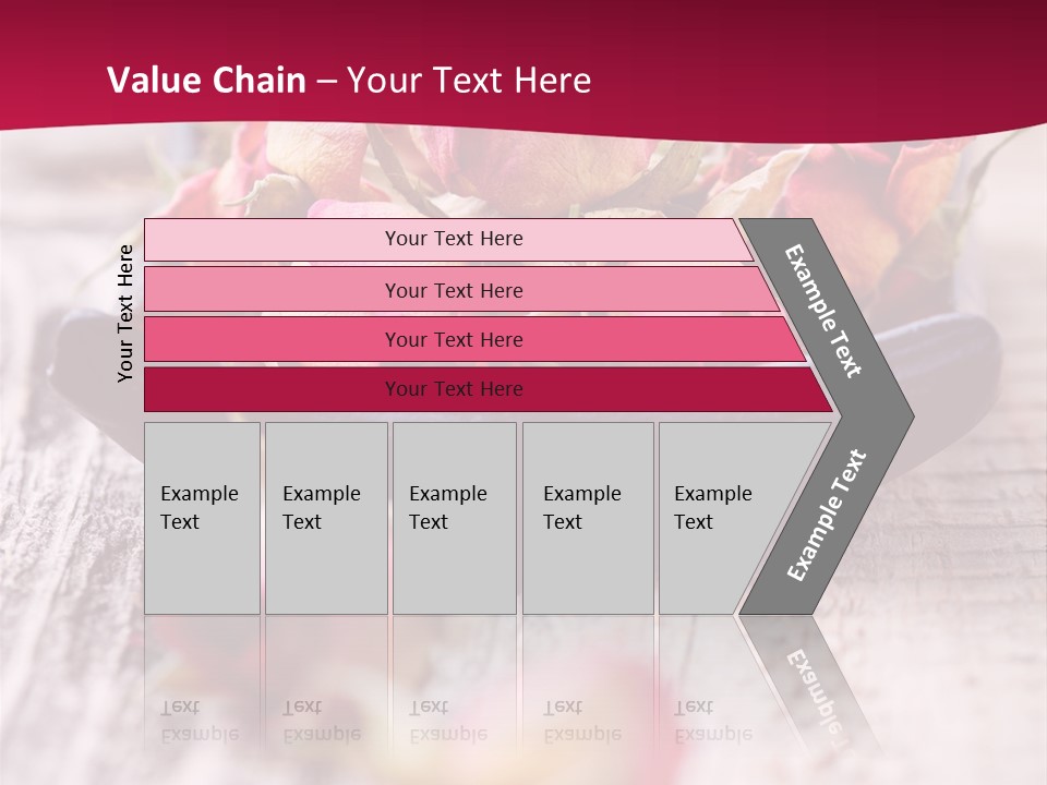 Fragile Red Leaf PowerPoint Template