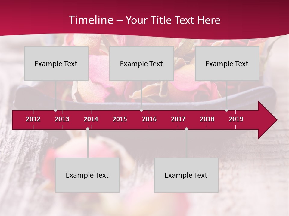 Fragile Red Leaf PowerPoint Template