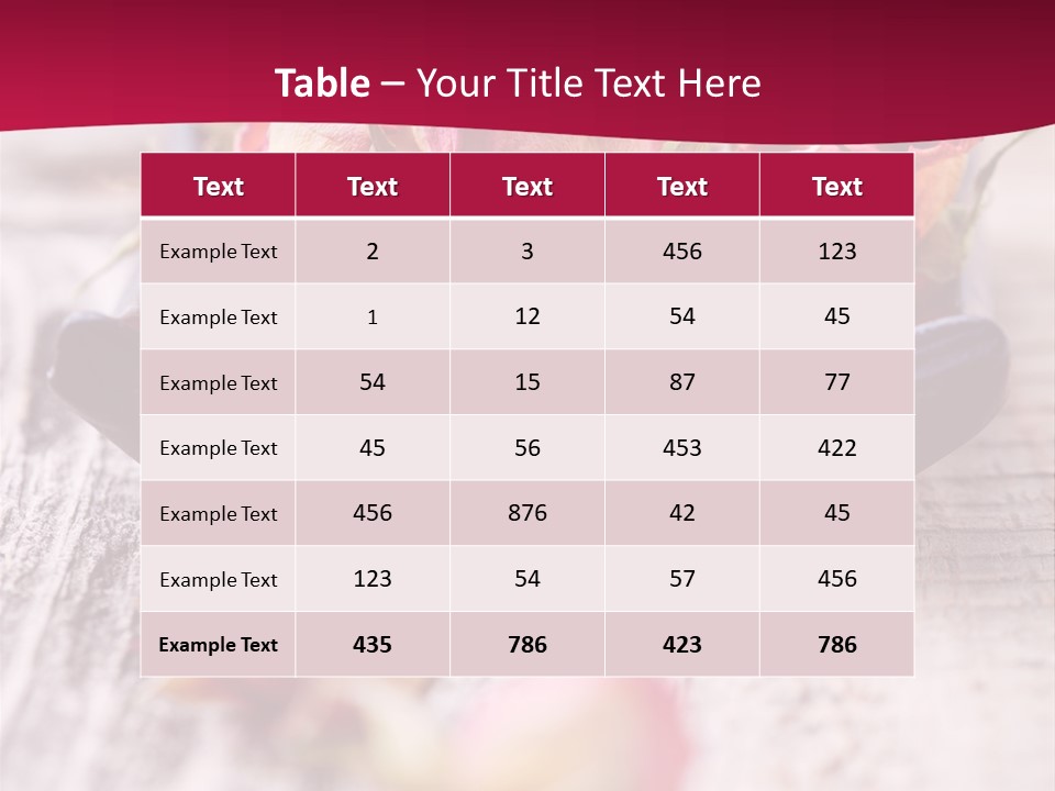 Fragile Red Leaf PowerPoint Template