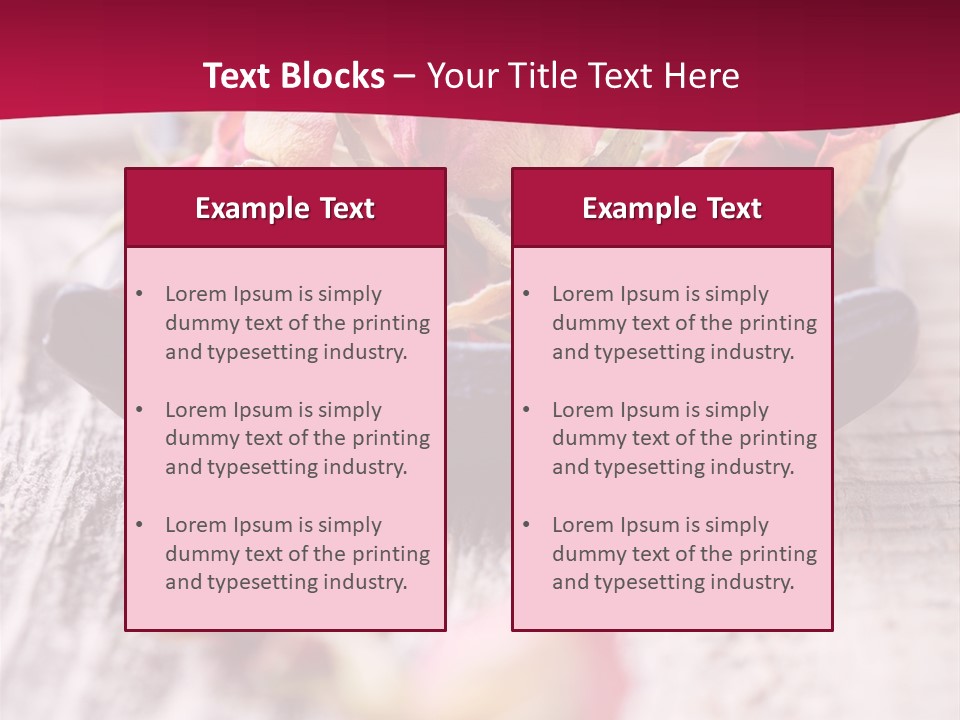 Fragile Red Leaf PowerPoint Template
