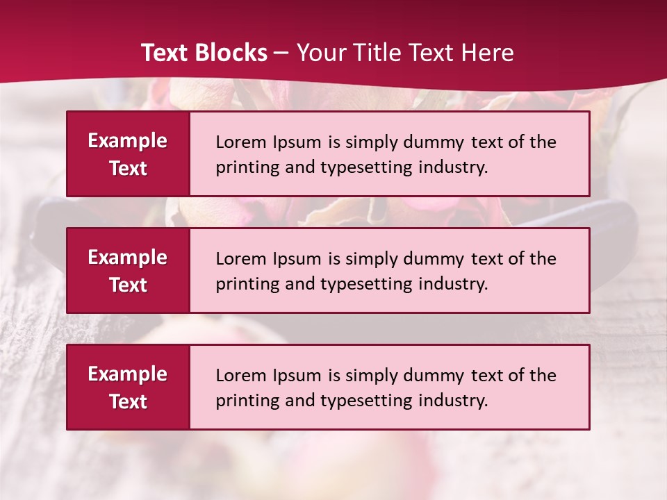 Fragile Red Leaf PowerPoint Template
