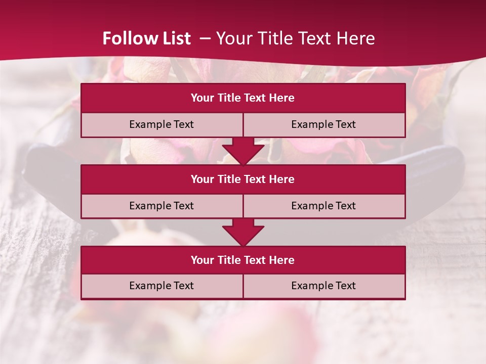 Fragile Red Leaf PowerPoint Template