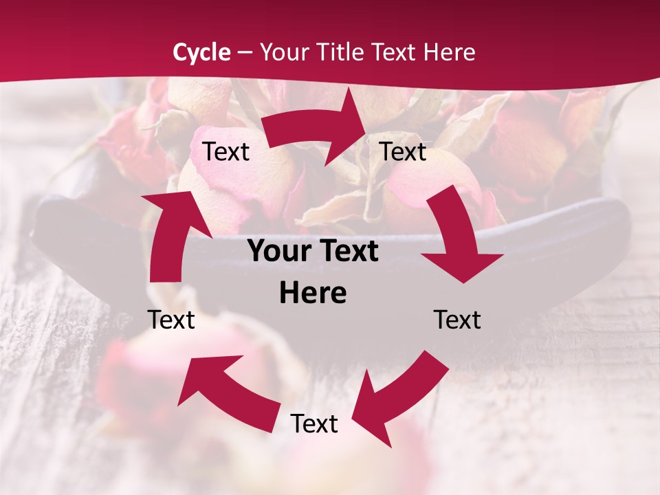 Fragile Red Leaf PowerPoint Template