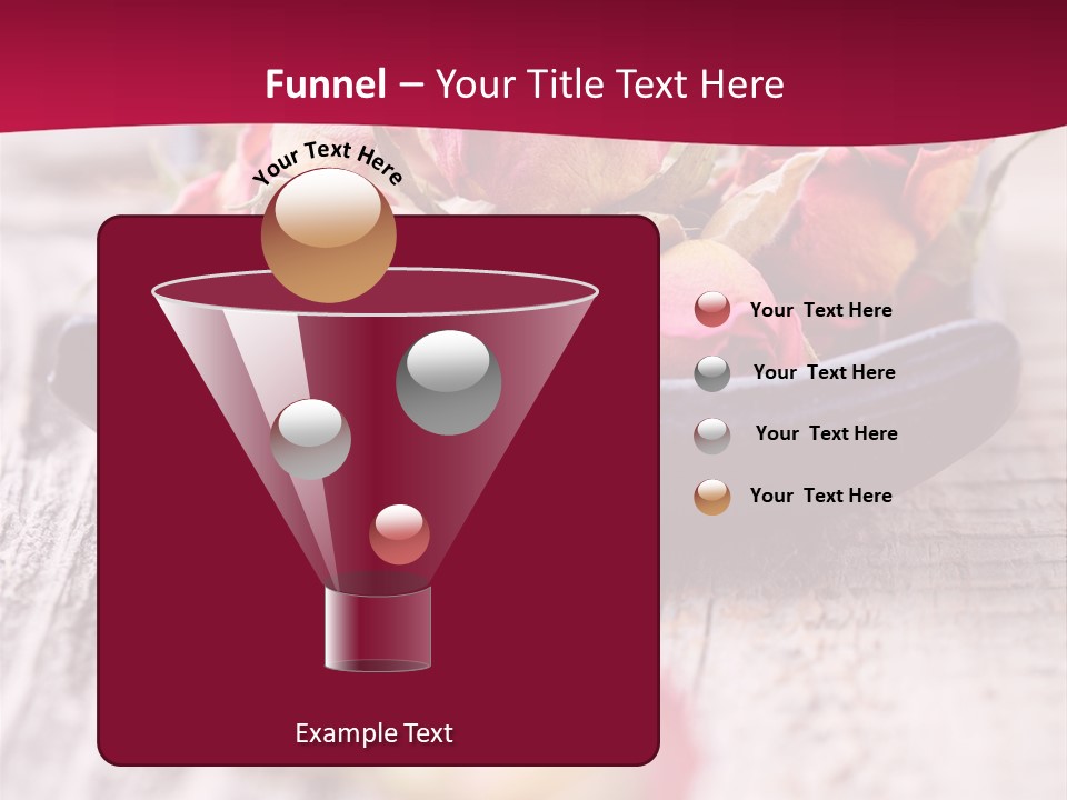 Fragile Red Leaf PowerPoint Template