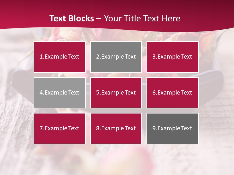 Fragile Red Leaf PowerPoint Template