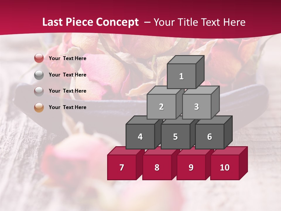Fragile Red Leaf PowerPoint Template