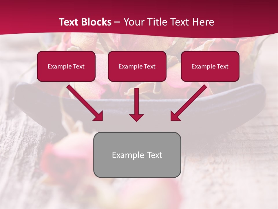 Fragile Red Leaf PowerPoint Template