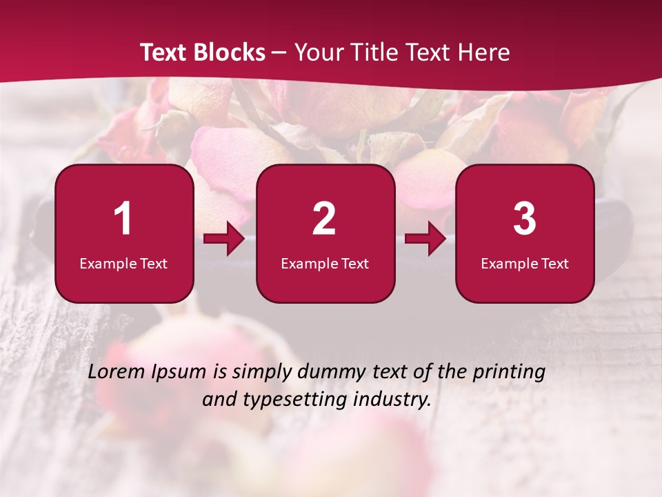 Fragile Red Leaf PowerPoint Template