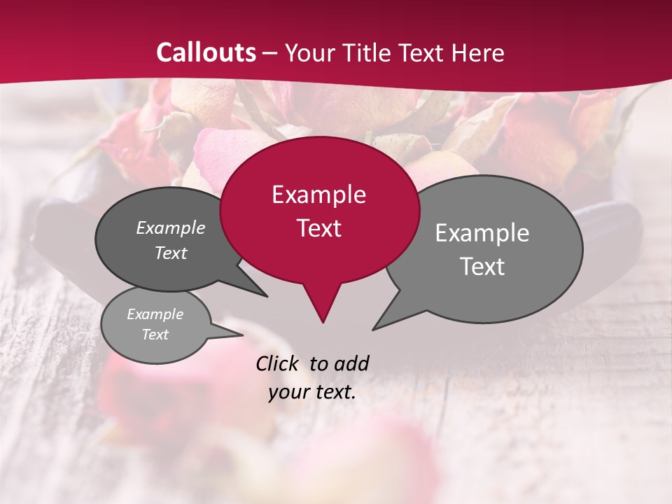 Fragile Red Leaf PowerPoint Template