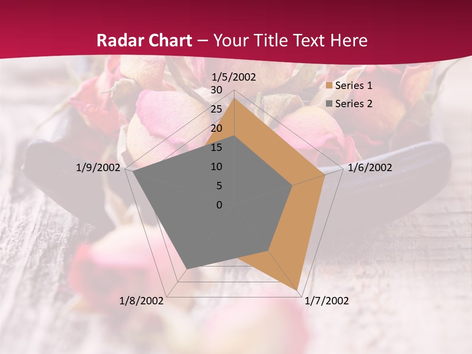 Fragile Red Leaf PowerPoint Template