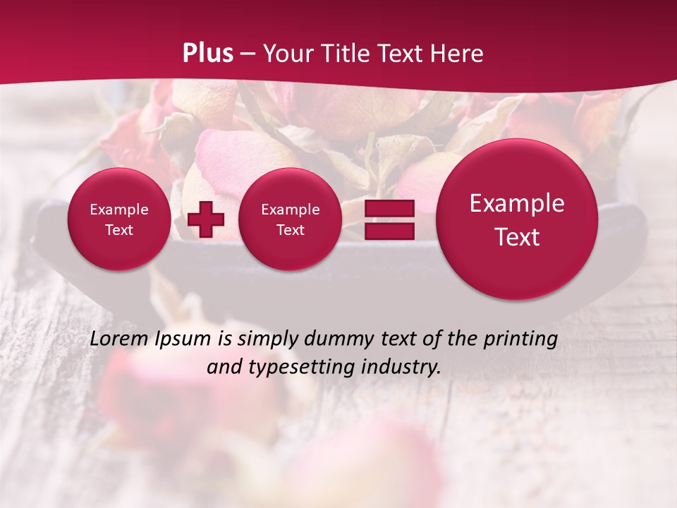 Fragile Red Leaf PowerPoint Template