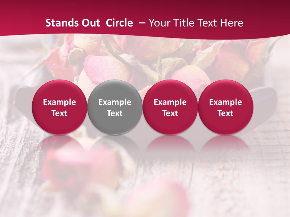 Fragile Red Leaf PowerPoint Template