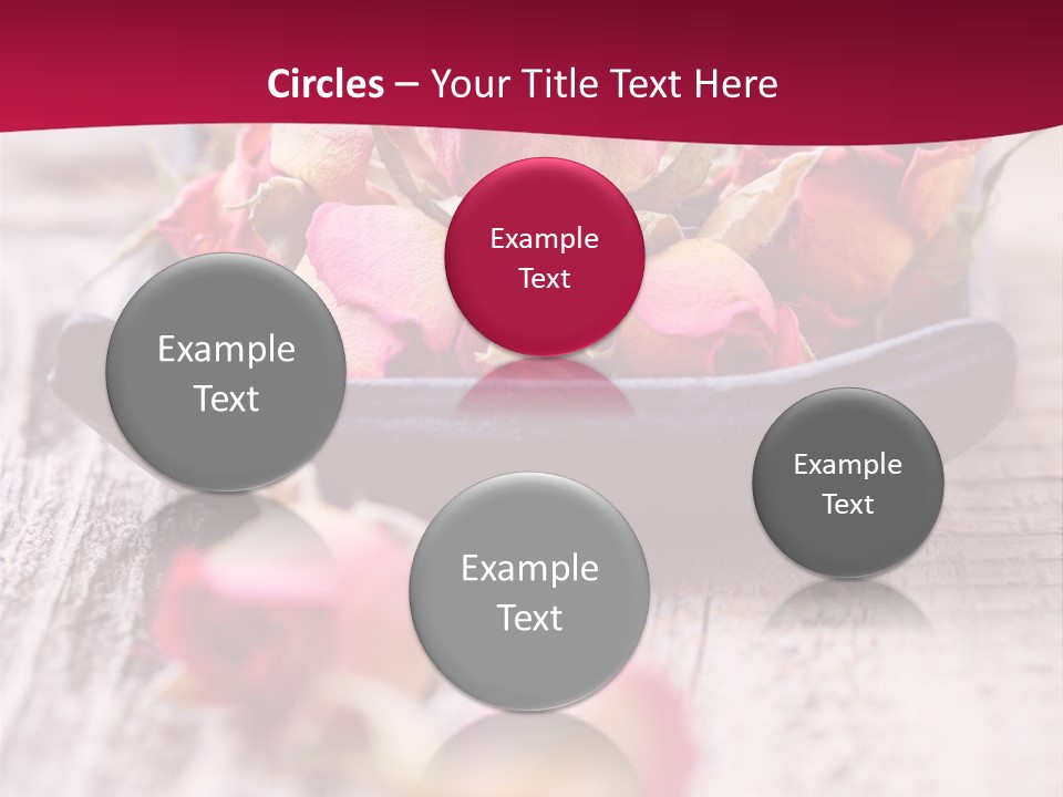 Fragile Red Leaf PowerPoint Template