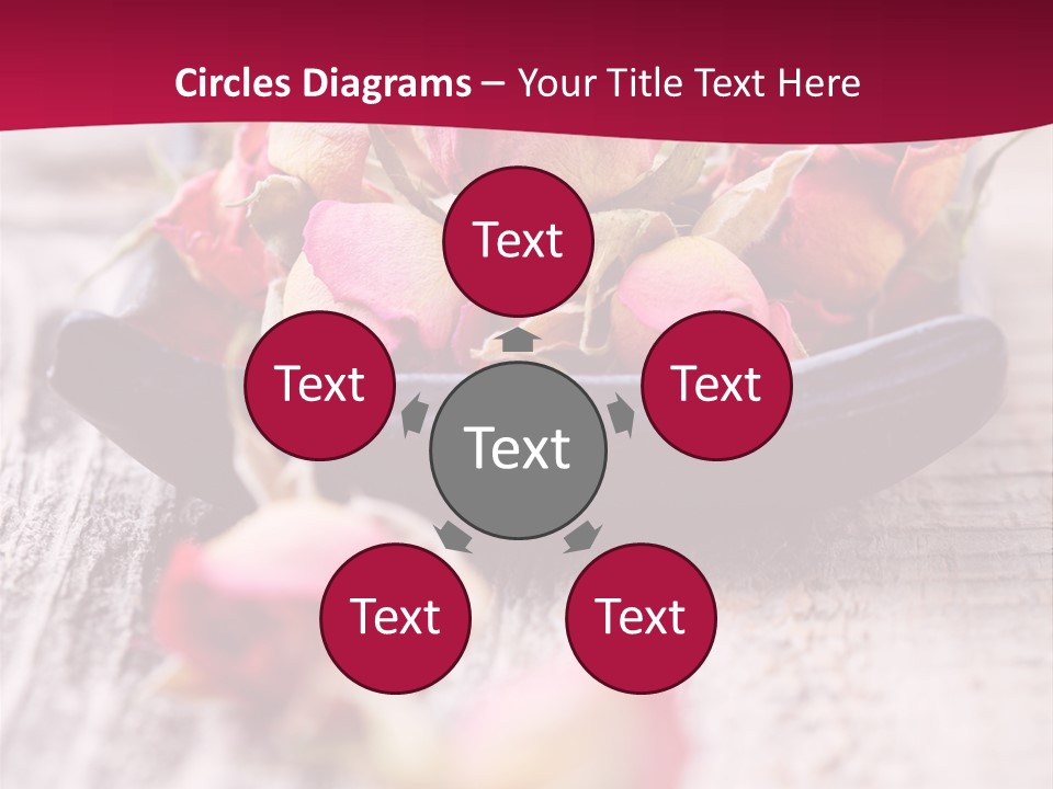 Fragile Red Leaf PowerPoint Template