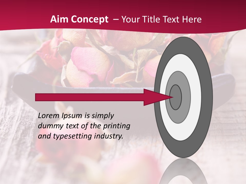 Fragile Red Leaf PowerPoint Template