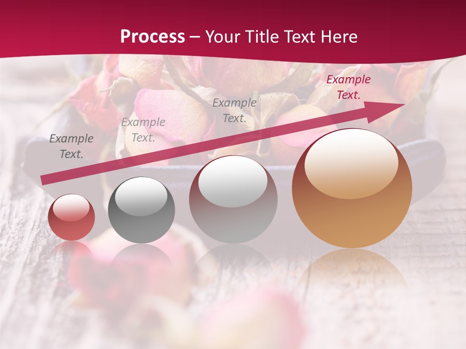 Fragile Red Leaf PowerPoint Template