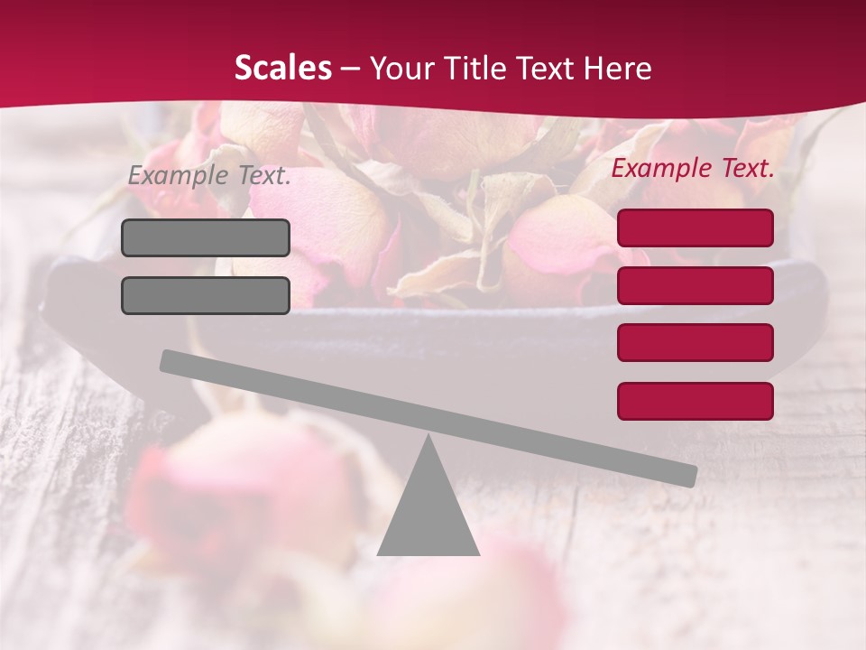 Fragile Red Leaf PowerPoint Template
