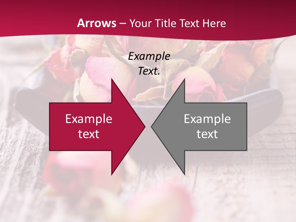 Fragile Red Leaf PowerPoint Template