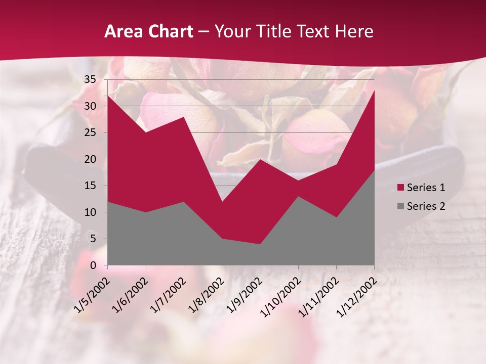 Fragile Red Leaf PowerPoint Template