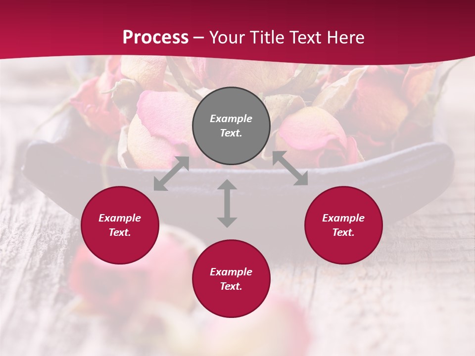 Fragile Red Leaf PowerPoint Template