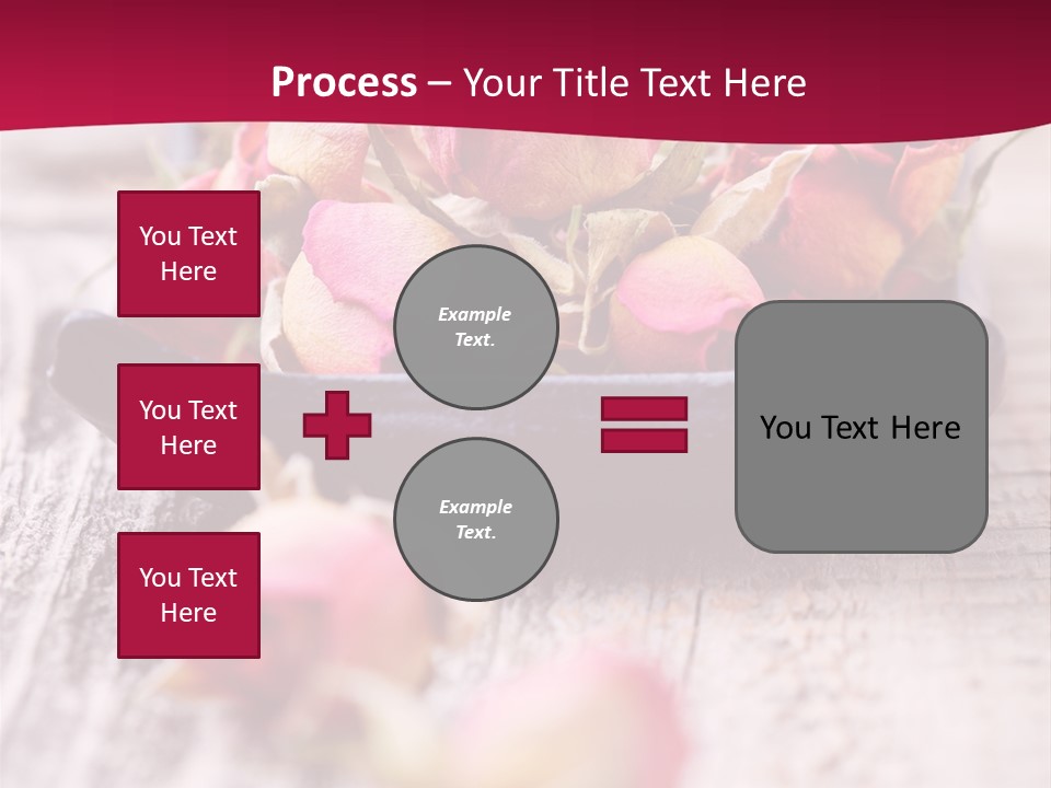 Fragile Red Leaf PowerPoint Template